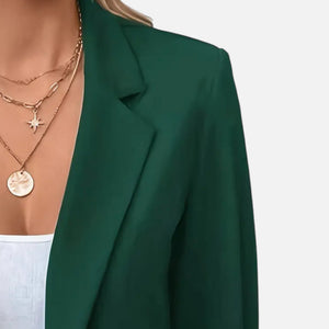 Relaxed Fit Casual Roll Sleeve Blazer