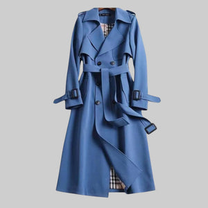 Women's Belted Double Breasted Trench Coat