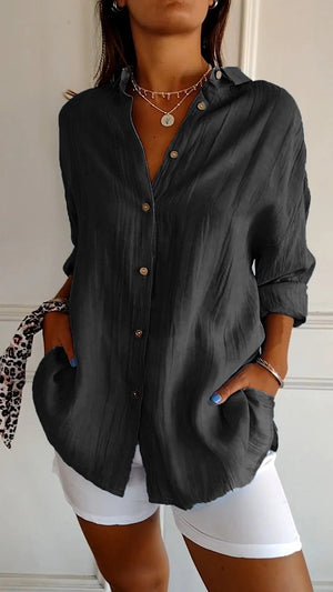 Stylish Women's Summer Button Down Shirt