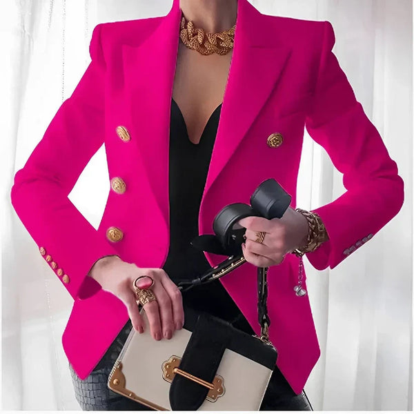 Women's Tailored Double-Breasted Blazer