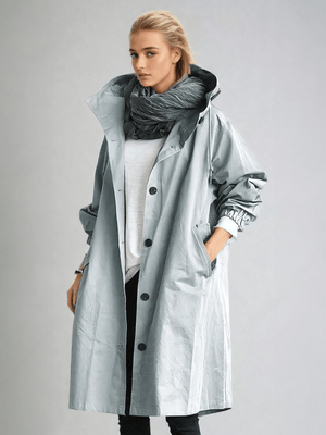 Women's Oversized Hooded Utility Coat