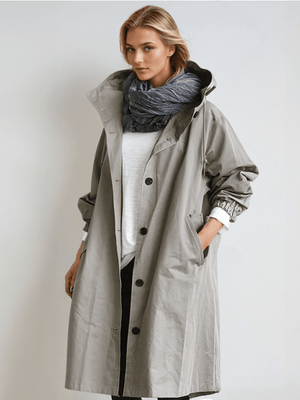 Women's Oversized Hooded Utility Coat
