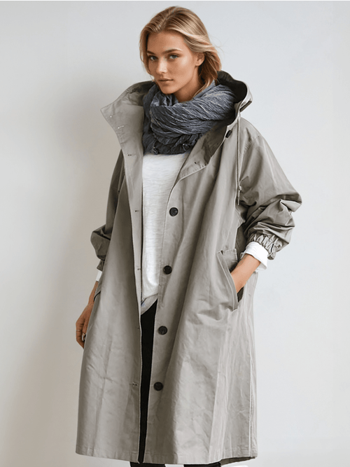 Women's Oversized Hooded Utility Coat