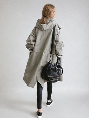 Women's Oversized Hooded Utility Coat