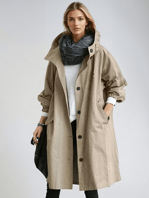 Women's Oversized Hooded Utility Coat