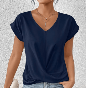 Slimming V-Neck Top for Tummy Control