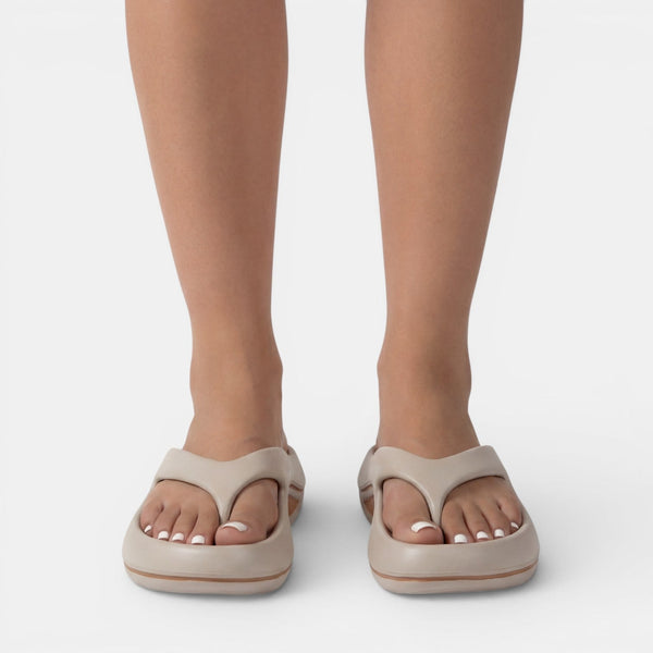 Women's Platform Wedge Flip-Flops with Arch Support