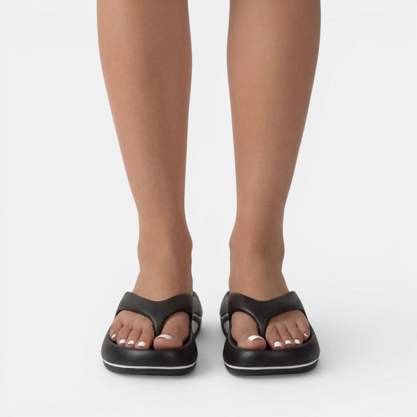 Women's Platform Wedge Flip-Flops with Arch Support
