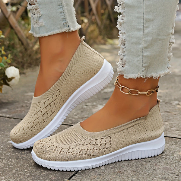 Women’s Lightweight Breathable Slip-On Walking Shoes