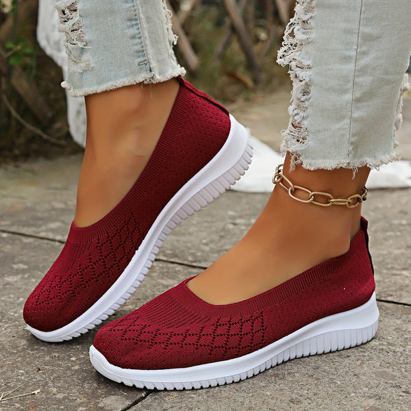 Women’s Lightweight Breathable Slip-On Walking Shoes