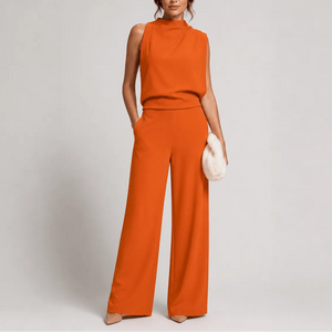 Women’s Sleeveless Jumpsuit One-Piece Outfit