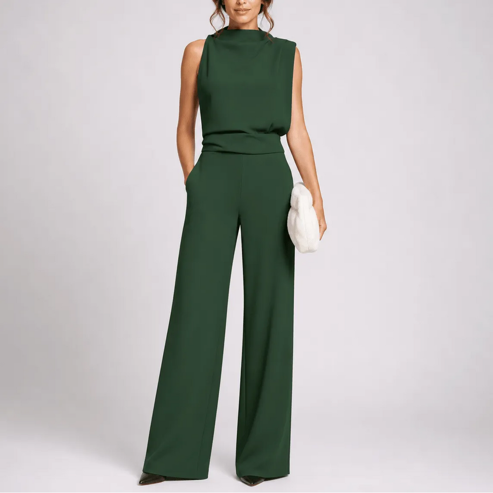 Women’s Sleeveless Jumpsuit One-Piece Outfit