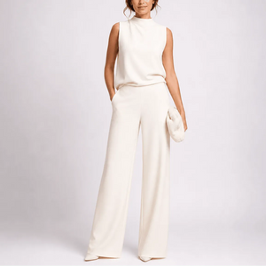 Women’s Sleeveless Jumpsuit One-Piece Outfit