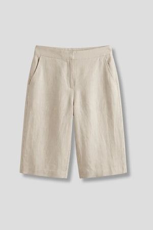 Women’s Casual High Waist Bermuda Shorts with Pockets