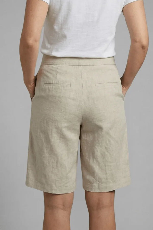 Women’s Casual High Waist Bermuda Shorts with Pockets
