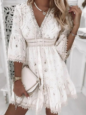 Lightweight Breathable Dress Elegant