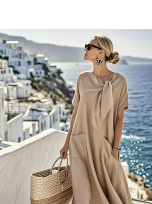 Women’s Elegant Loose Fit Vacation Maxi Dress