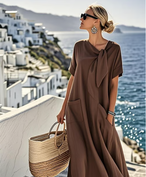Women’s Elegant Loose Fit Vacation Maxi Dress