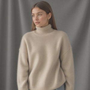 Soft Oversized Turtleneck Sweater