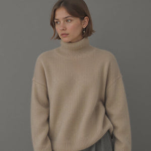 Soft Oversized Turtleneck Sweater
