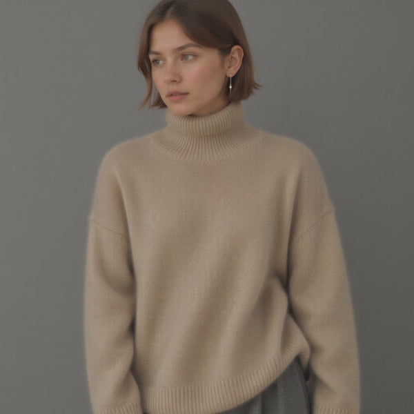 Soft Oversized Turtleneck Sweater
