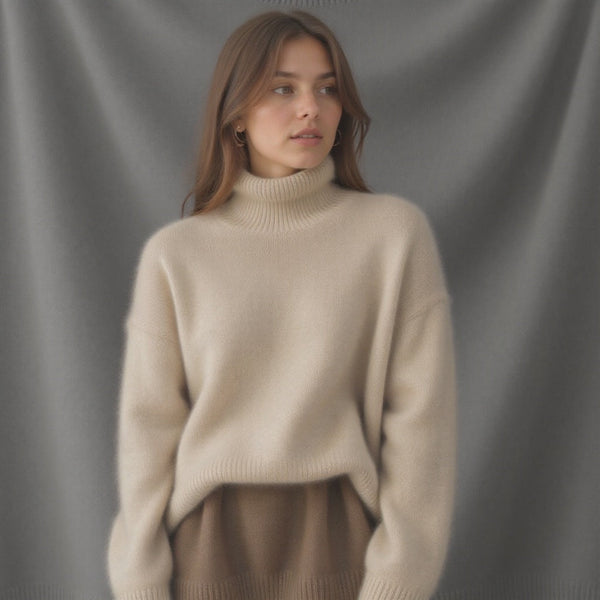 Soft Oversized Turtleneck Sweater