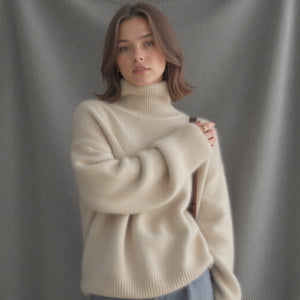 Soft Oversized Turtleneck Sweater