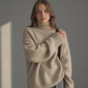 Soft Oversized Turtleneck Sweater