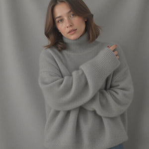 Soft Oversized Turtleneck Sweater