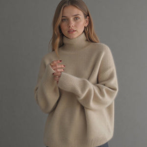 Soft Oversized Turtleneck Sweater