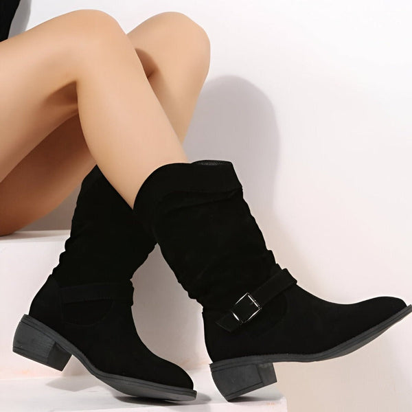 Women's Casual Ankle Boots with Soft Comfort Footbed
