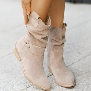 Women's Casual Ankle Boots with Soft Comfort Footbed