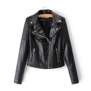 Chaqueta clásica de motociclista para mujer con estilo moto atemporal