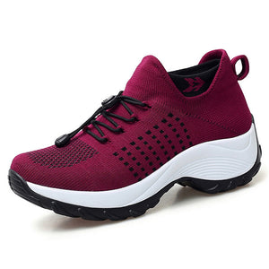Zapatillas transpirables para mujer con amortiguación de aire para caminar