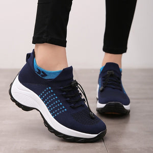 Zapatillas transpirables para mujer con amortiguación de aire para caminar