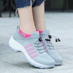 Zapatillas transpirables para mujer con amortiguación de aire para caminar