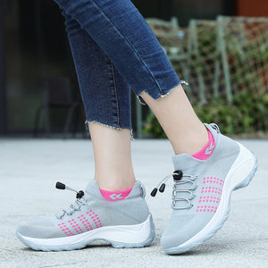Zapatillas transpirables para mujer con amortiguación de aire para caminar