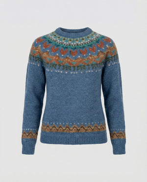 Women's Vintage Icelandic Knit Sweater