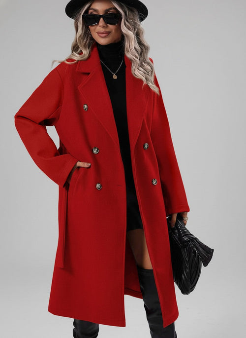 Elegant Trench Coat Belted