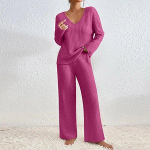 Cozy Knit Loungewear Set for Women
