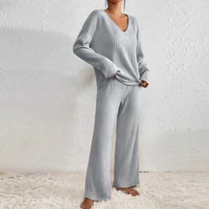 Cozy Knit Loungewear Set for Women