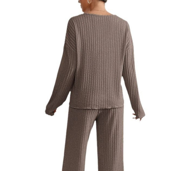 Cozy Knit Loungewear Set for Women