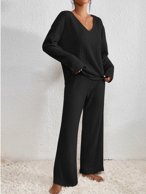 Cozy Knit Loungewear Set for Women
