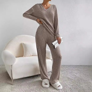 Cozy Knit Loungewear Set for Women