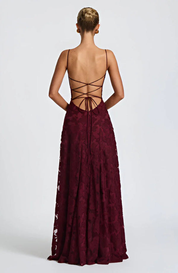 Floral Print Women’s Long Dress Adjustable Spaghetti Straps