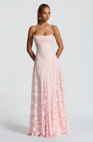 Women’s Lace Backless Maxi Evening Dress