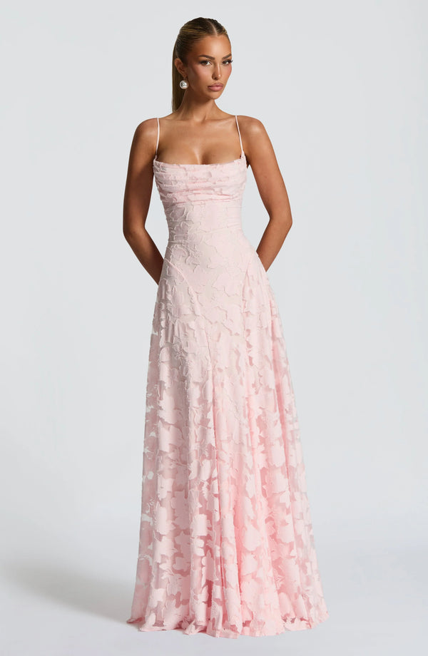Women’s Lace Backless Maxi Evening Dress