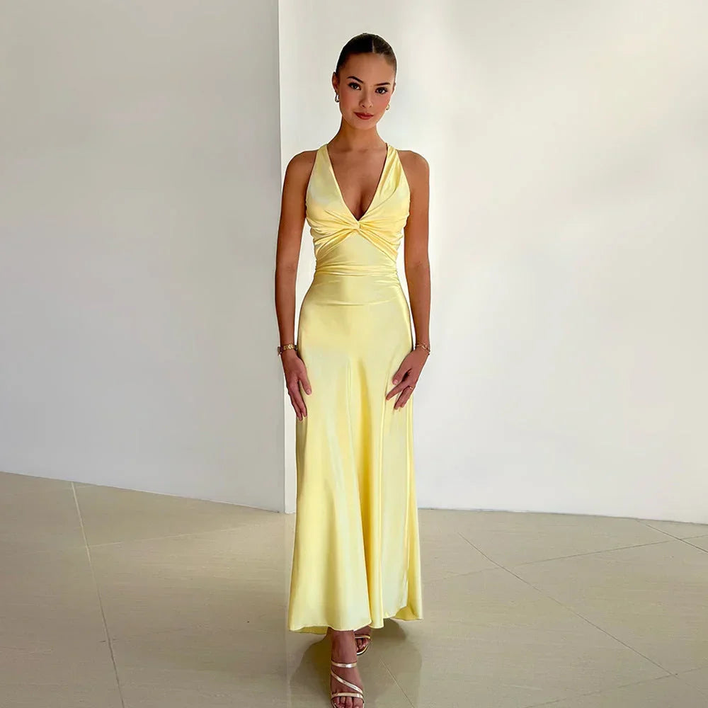 Women’s Sleeveless Elegant Maxi Dress