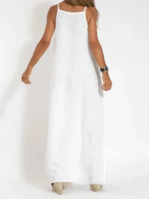Sleeveless Side Slit Maxi Dress for Women