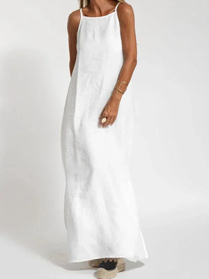 Sleeveless Side Slit Maxi Dress for Women